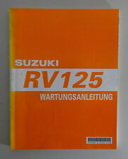 Werkstatthandbuch suzuki rv125 gebraucht kaufen  Jever