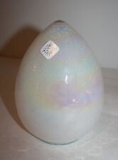 Iridescent white egg for sale  Shipping to Ireland