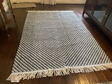 black white rug area for sale  Houston