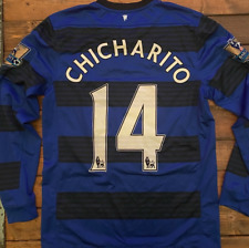 Camiseta Manchester United Away 2011/12 #14 Chicharito manga longa tamanho G, usado comprar usado  Enviando para Brazil