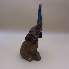 VINTAGE VETROPELLE LEATHER WRAPPED ELEPHANT WINE BOTTLE ITALY for sale  Shipping to South Africa
