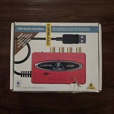 Behringer U-Control UCA222 Digital Recording Interface | Red, used for sale  Shipping to South Africa