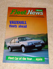Vauxhall fleet news for sale  Shipping to Ireland