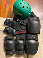 Conjunto de almofadas de proteção para skate/skate conjunto de equipamentos de proteção esportiva com capacete tamanho M comprar usado  Enviando para Brazil