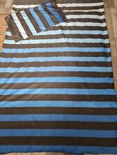 Blue stripey duvet for sale  GLASGOW