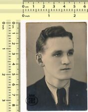 #013 Cara bonito, homem cavalheiro identificação retrato foto antiga foto original comprar usado  Enviando para Brazil