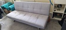 Grey fabric sofa for sale  CARDIFF