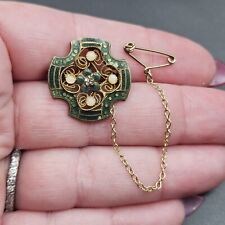 Antique green goldtone for sale  Shipping to Ireland