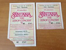 Konzerttickets santana 1981 gebraucht kaufen  Neuhäusel