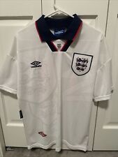 Camiseta de fútbol vintage de la selección nacional de Inglaterra Mark Wright UMBRO 93-94 talla M para hombre segunda mano  Embacar hacia Argentina