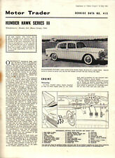 Humber hawk series for sale  BATLEY