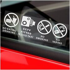 Stickers taxi smoking for sale  Shipping to Ireland
