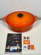 Creuset volcanic orange for sale  PETERBOROUGH