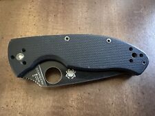 Spyderco Half Serrated Blade Folding Pocket Knife W/ Pocket Clip for sale  Shipping to South Africa