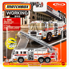 2024 Matchbox Working Rigs #2 Pierce® Quantum® escada aérea BRANCA | FSC comprar usado  Enviando para Brazil