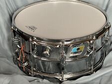 Vintage 6.5x14 Ludwig Supraphonic Blue/Olive Badge for sale  Shipping to South Africa