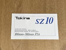 Tokina sz10 lens for sale  MAIDENHEAD