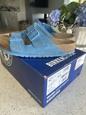 BIRKENSTOCK ARIZONA sandals suede leather, sky blue. Hardly worn SIZE 42/UK 8 for sale  Shipping to South Africa