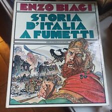 ENZO BIAGI - STORIA D'ITALIA A FUMETTI CARTONATO n 1 Prima edizione 1978 ottimo usato  Roma
