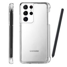 Używany, Per Samsung Galaxy S21 Ultra 5G Clear Cover Case Pen Slot SPen Più opzioni IT na sprzedaż  Wysyłka do Poland