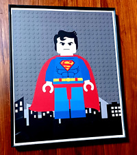 Lego superman wall for sale  Bloomington