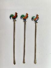 silver cocktail sticks for sale  RUGBY