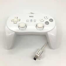 Controlador oficial de Nintendo Wii Pro clásico negro o blanco RVL-005 FABRICANTE DE EQUIPOS ORIGINALES PROBADO, usado segunda mano  Embacar hacia Argentina