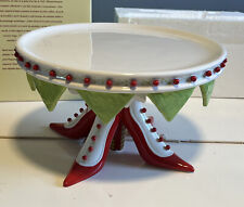 KRINKLES HIGH HEEL SHOES DEPT 56 PATIENCE BREWSTER HIGH HEEL CAKE PLATE W/BOX for sale  Middlesex