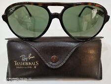 AÑOS 80 RAY-BAN DE COLECCIÓN B&L ESTILO TRADICIONAL EE. UU. A L1567 ÉBANO/AGRAVIO Y ESTUCHE ORIGINAL, usado segunda mano  Embacar hacia Argentina