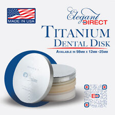 Disco dental de titânio grau 5 98 mm da Elegant Dental comprar usado  Enviando para Brazil
