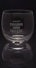 Gafas de whisky canadienses importadas Lord Calvert (juego de 2), usado segunda mano  Embacar hacia Argentina