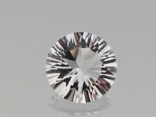 $200.00 RARE LARGE! 7.24 Carat WHITE COLORLESS Natural Petalite ROUND FANCY CUT, used for sale  Shipping to South Africa