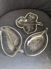 Glass leaf plates for sale  SOUTHPORT