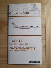 Karta bezpieczeństwa ACM Air Charter Global 7500 na sprzedaż  Wysyłka do Poland