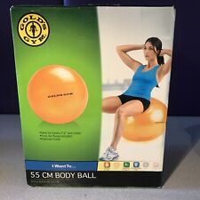 Golds Gym 55 cm bola corporal de entrenamiento con bomba de aire para pies y guía de entrenamiento segunda mano  Embacar hacia Argentina