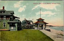 Usado, Cartão postal Z15 Milford Connecticut Eastern End Laurel Beach Gazebo Homes 1912 comprar usado  Enviando para Brazil