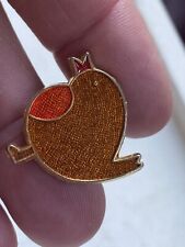 Enamel robin pin for sale  BELFAST