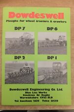 Dowdeswell plough sales for sale  BRIDPORT