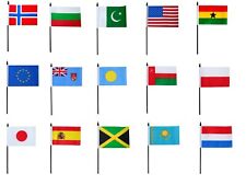 Table Desk Top Flag All Countries World Europe Hand *FAST & FREE UK DELIVERY* for sale  Shipping to South Africa