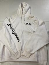 Mens HANES LANGLITZ LEATHERS White 60th Anniversary Pullover Hoodie Sz XL *Rare*, used for sale  Shipping to South Africa