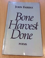 Signed Copy Of Bone Harvest Done, Poems By John Fairfax 1980 comprar usado  Enviando para Brazil