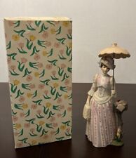 Vintage 1988 Avon 9" Porcelanowa figurka Kobieta Wiktoriański strój Pani Albee Nagroda na sprzedaż  Wysyłka do Poland