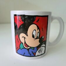 Caneca de café Mickey Mouse Disney 16 oz - Chip na borda distante., usado comprar usado  Enviando para Brazil