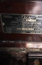 Edison disc tabletop for sale  La Follette