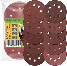 Used, 100PCs BLOSTM 125mm Sanding Discs Orbital Sander 8 Hole Pads 40 - 800 Mixed Grit for sale  Shipping to South Africa