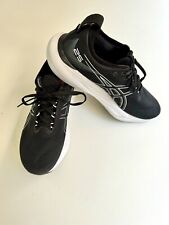 Zapatos para correr Asics Gel Nimbus 25 negros blancos 1011B547 para hombre talla 11, usado segunda mano  Embacar hacia Argentina