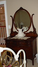Used, Antique Dresser with oval mirror for sale  Kent