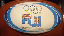 Rare Fiji Olympics Regulation Size Football/Rugby Ball, Made In India, used for sale  Shipping to South Africa