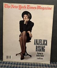 1989 12 de fevereiro New York Times Magazine, Angelica Huston (B30) comprar usado  Enviando para Brazil