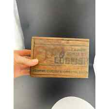 Caja de madera vintage paloma articulada tapa deslizante de madera de cola Boston elegante bacalao deshuesado segunda mano  Embacar hacia Argentina